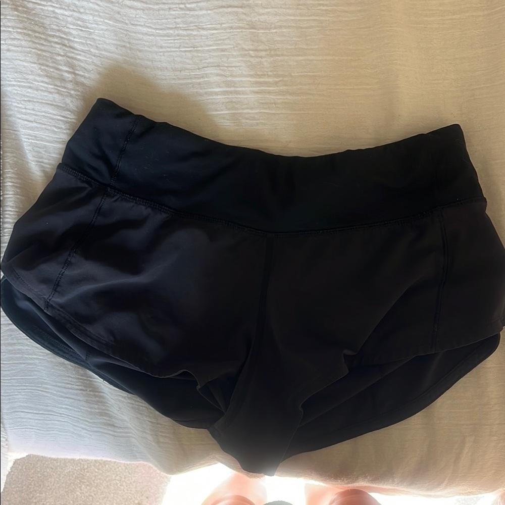 Lululemon black shorts 2.5 speed up